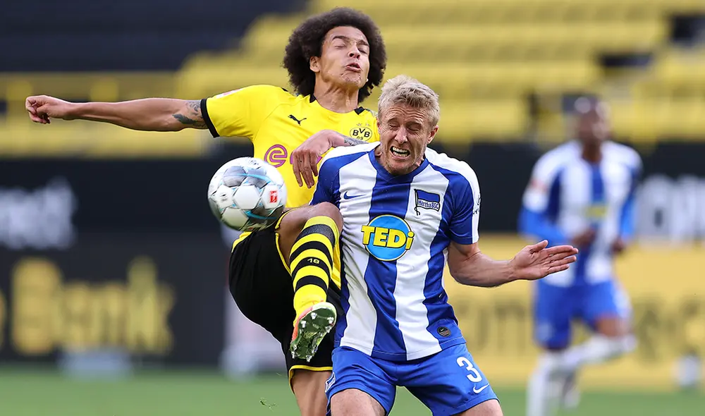 Borussia Dortmund enfrenta al Hertha Berlin por la jornada 30 de la Bundesliga de Alemania. | Foto: AFP