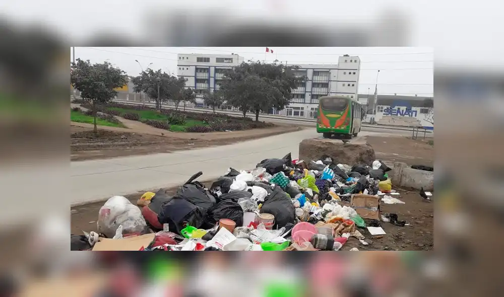 Lima 2019 se ve empañado por el descuido del ornato público en zonas de LIma Sur: Foto: Defensoría del Pueblo