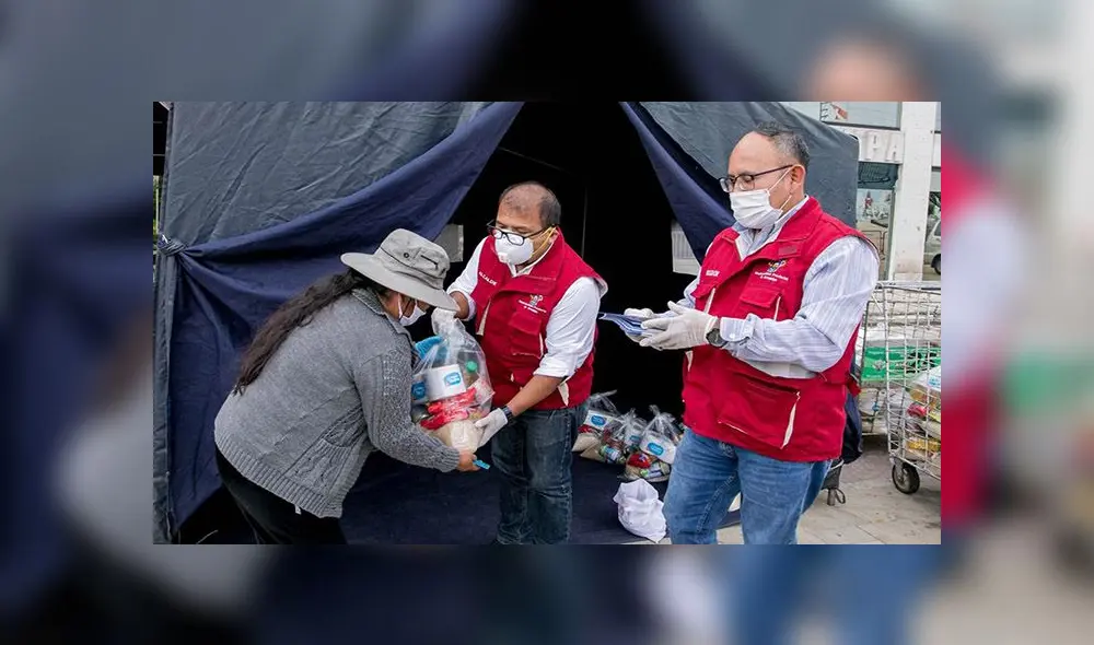 La Municipalidad Provincial de Arequipa entregó mil canastas aparte, con dinero del municipio.