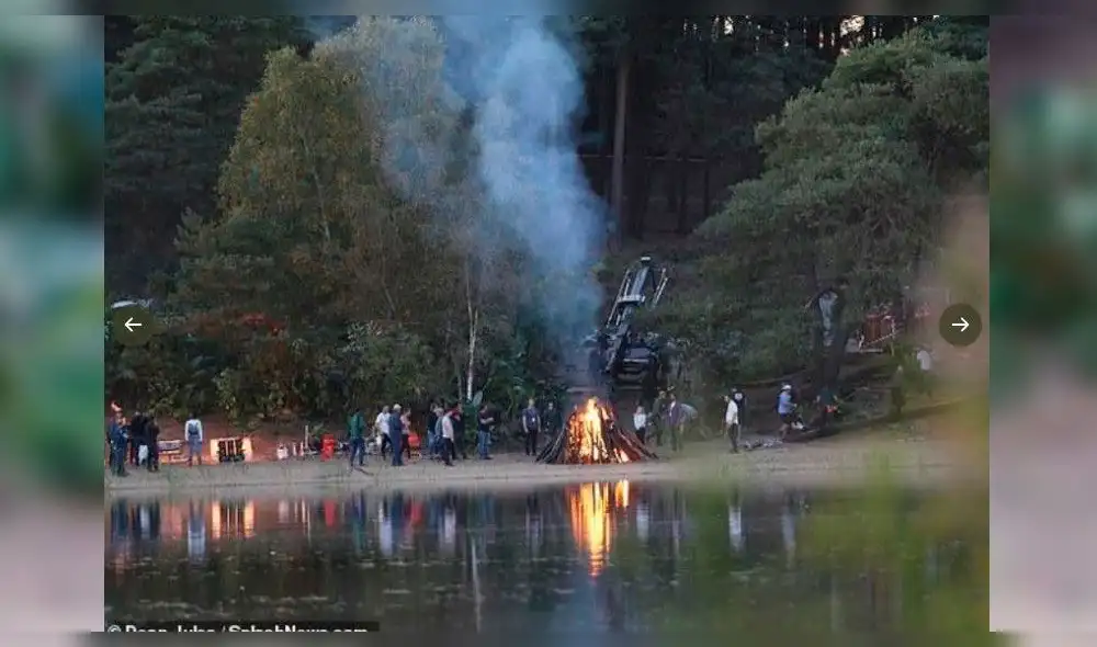 Angelina Jolie fue vista en el set de Los Eternos. Foto: Twitter