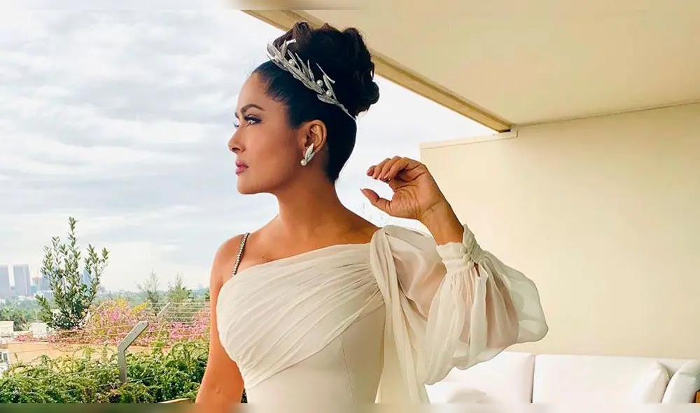 Salma Hayek en los Oscar. Foto: Instagram