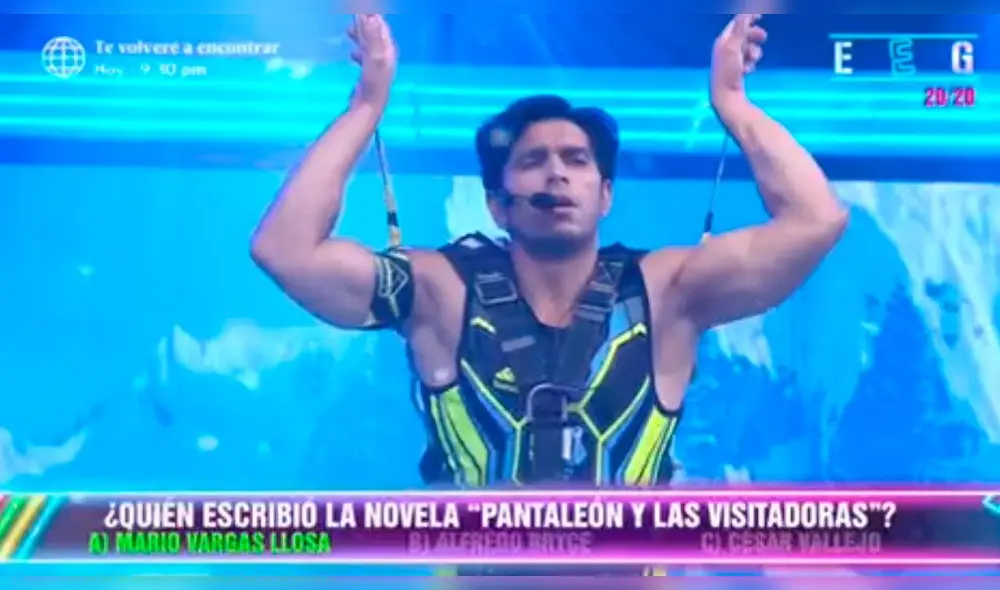 Rafael Cardozo perdió por culpa de Luciana Fuster. Foto: captura América TV Rafael Cardozo perdió por culpa de Luciana Fuster. Foto: captura América TV