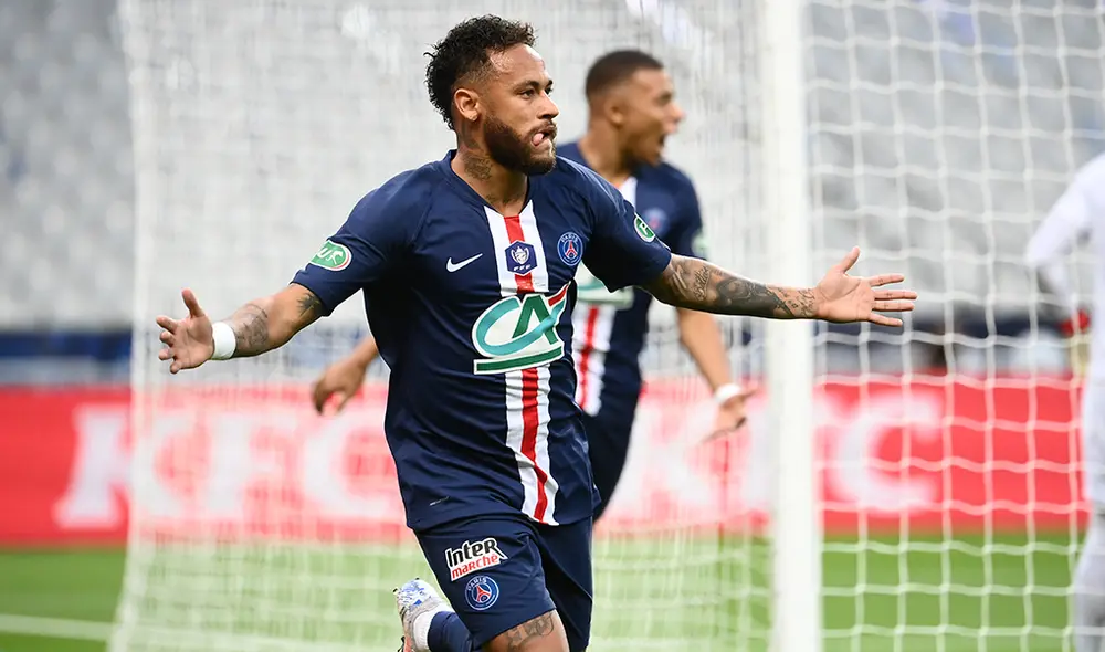 Neymar abrió el marcador en la final de la Copa de Francia entre el PSG y Saint Étienne. | Foto: AFP Neymar abrió el marcador en la final de la Copa de Francia entre el PSG y Saint Étienne. | Foto: AFP