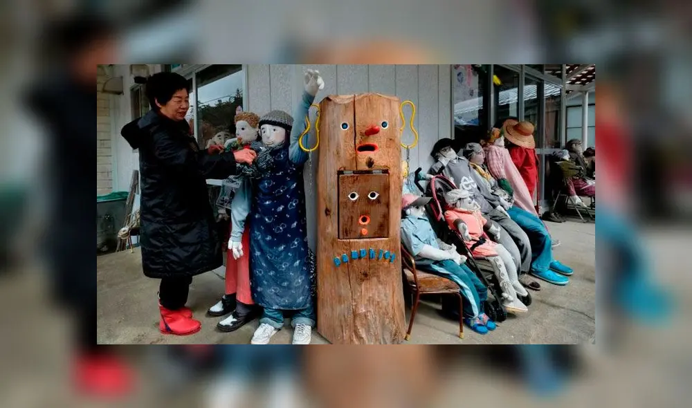 El escalofriante pueblo de Japón donde muñecos de tamaño humano reemplazan a la gente que se fue [VIDEO] 