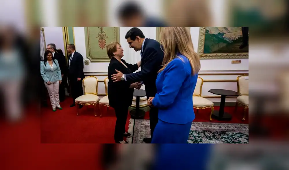 Bachelet y Maduro se reunieron para hablar de la crisis en Venezuela Bachelet y Maduro se reunieron para hablar de la crisis en Venezuela