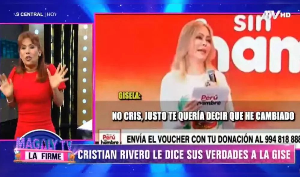 Magaly Medina culpa a Gisela Valcárcel de no dejarla participar en la Teletón