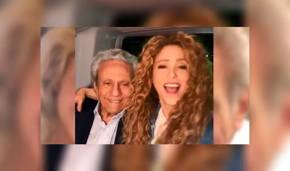 Shakira hace dueto con su papá celebrando los 87 años de su progenitor [VIDEO]