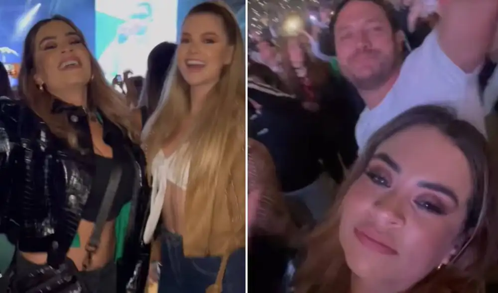 Ethel Pozo y Brunella Horna disfrutaron del show de Bad Bunny. Foto: Ethel Pozo/Instagram