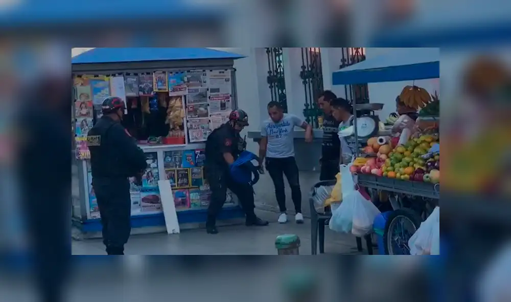 Miraflores: Policía despliega operativo de control de identidad en Óvalo Gutiérrez