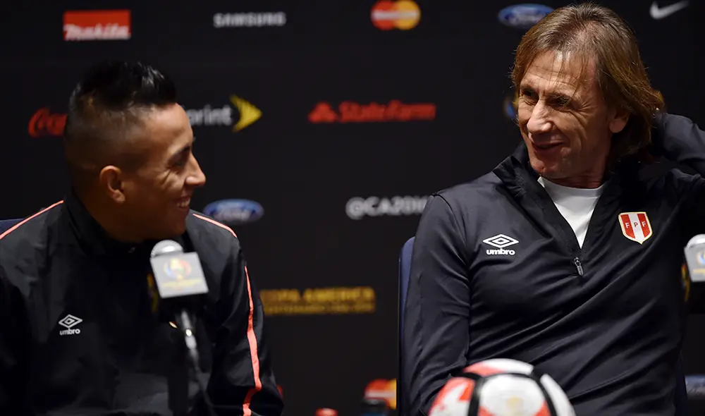 Christian Cueva habló sobre lo fundamental que fue Ricardo Gareca. Foto: AFP Christian Cueva habló sobre lo fundamental que fue Ricardo Gareca. Foto: AFP