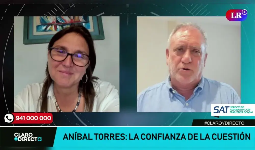 Augusto Álvarez Rodrich en Claro y Directo. Foto: LR+ Augusto Álvarez Rodrich en Claro y Directo. Foto: LR+