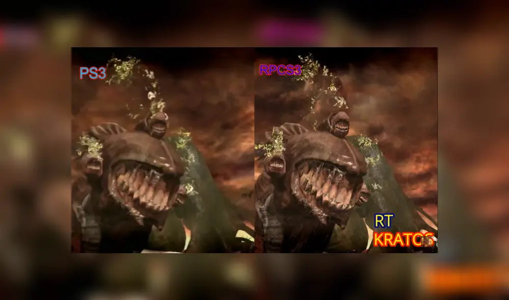 Ejemplo de gráficos mejorados en PS3