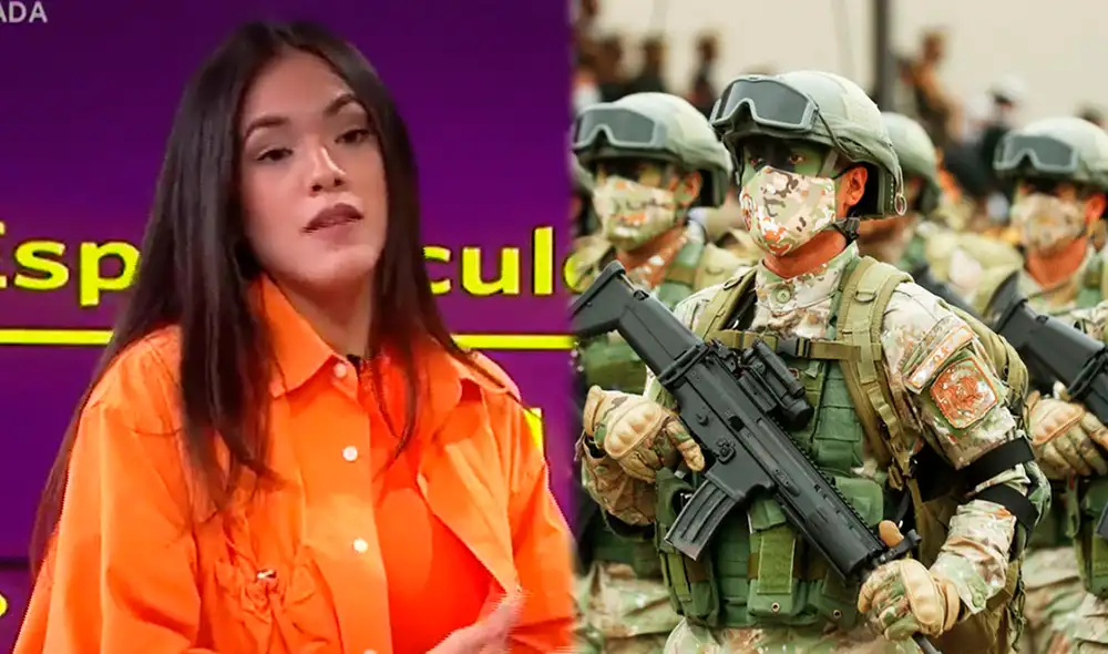 Jazmín Pinedo habló sobre las protestas. Foto: captura América TV / La República