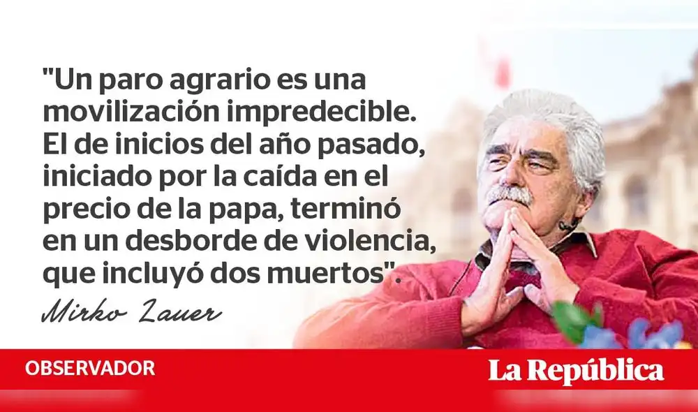 Descontentos en el campo