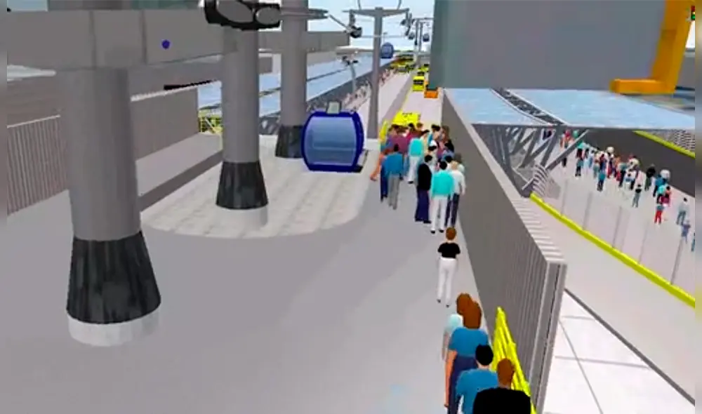 El teleférico que unirá Independencia con San Juan de Lurigancho contará con cinco paraderos.