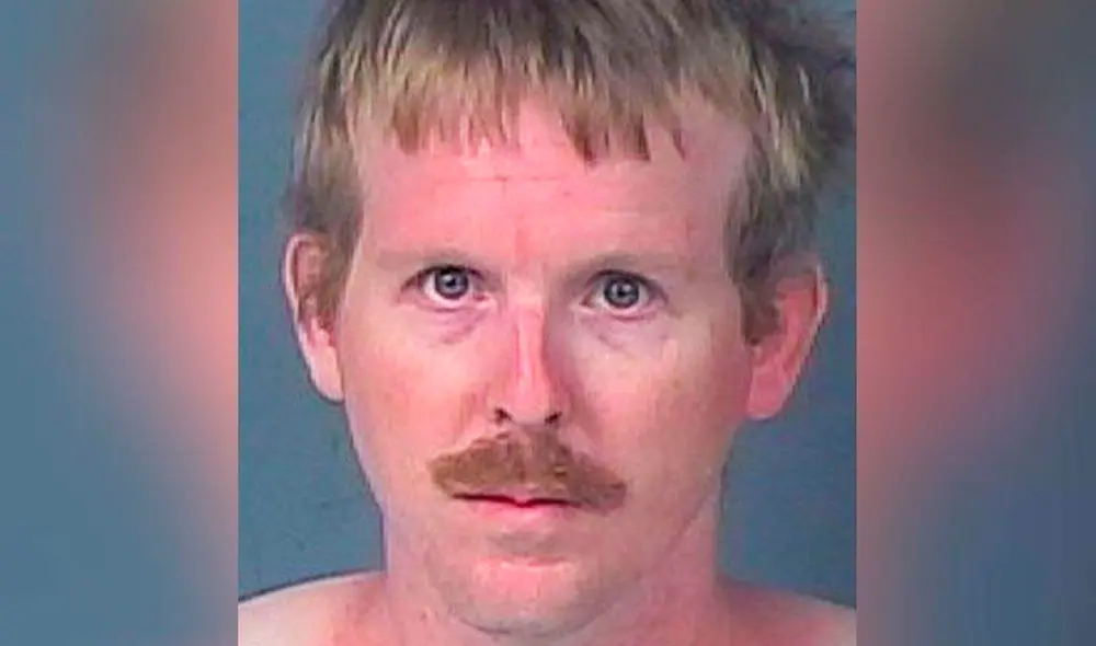 Johnathan Rossmoine, de 36 años, fue descubierto por la Policía en el armario de una menor de edad. Foto: HernandoSheriff Johnathan Rossmoine, de 36 años, fue descubierto por la Policía en el armario de una menor de edad. Foto: HernandoSheriff