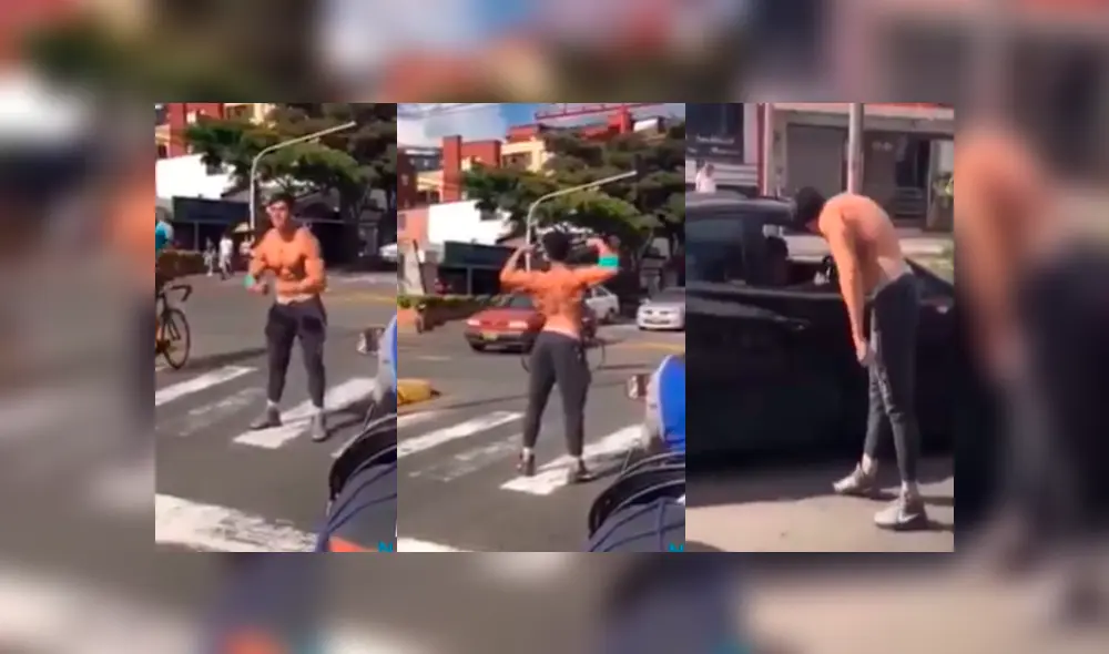 Facebook viral: joven atleta muestra sus músculos para ganarse la vida y recibe el aplauso de miles