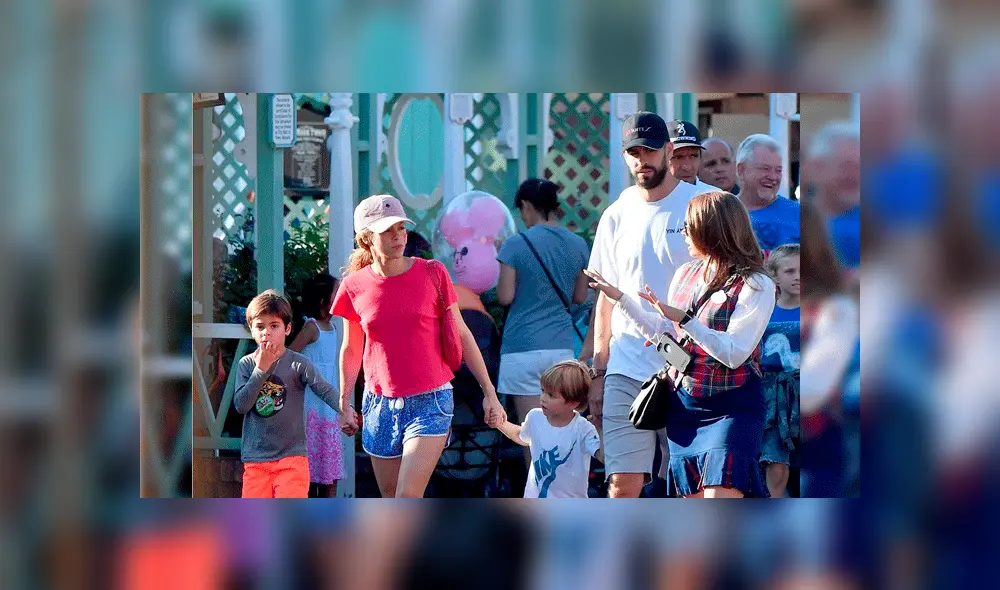 Shakira y su look pasan desapercibidos durante sus vacaciones en Disney [FOTOS]