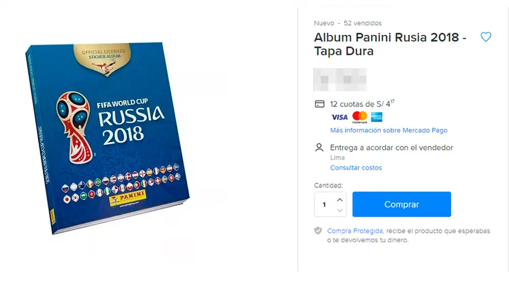 Álbum Panini: Lo venden en Mercado Libre a un excesivo precio