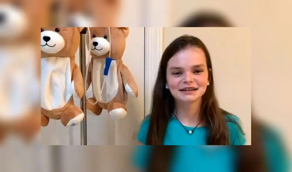 'Medi Teddy': niña crea oso de peluche para esconder sueros y que otros pequeños no se asusten 'Medi Teddy': niña crea oso de peluche para esconder sueros y que otros pequeños no se asusten