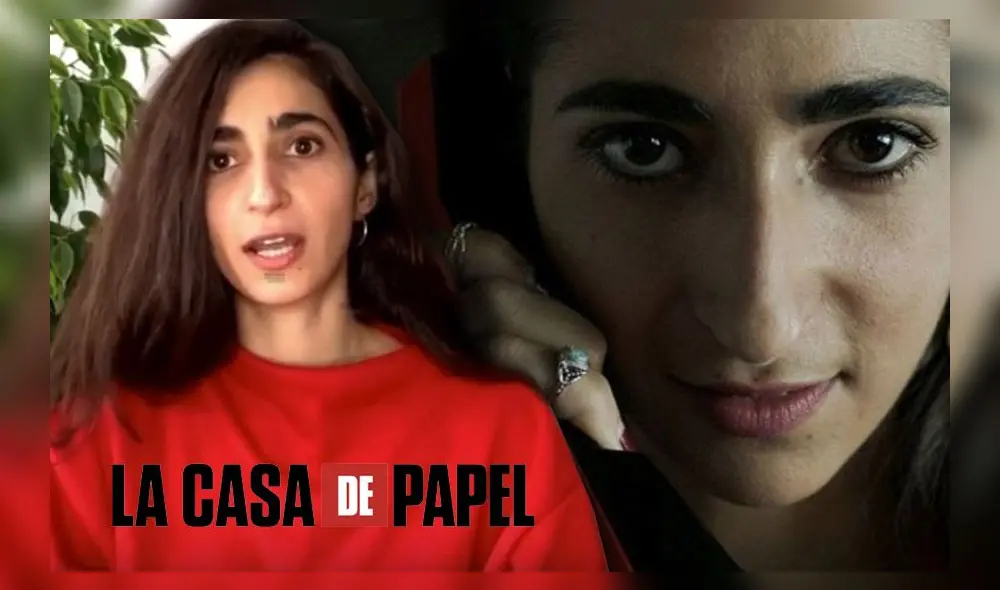 Alba Flores explica la situación de su personaje. Créditos: composición Alba Flores explica la situación de su personaje. Créditos: composición