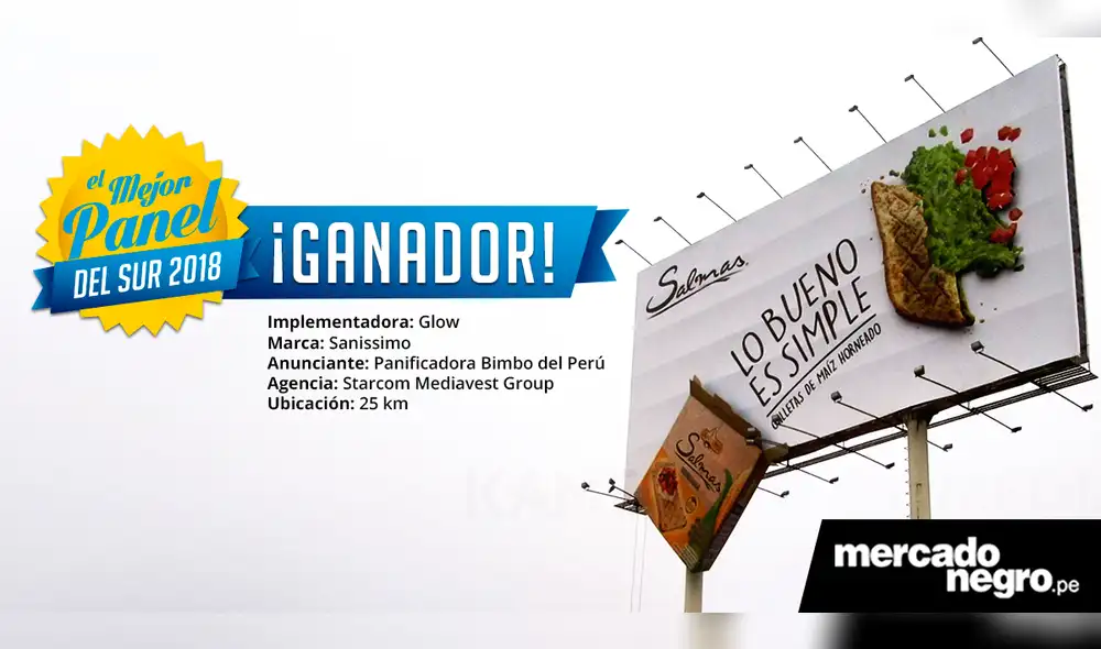 Saníssimo obtuvo el reconocimiento del público como el “Mejor panel del Sur 2018” Saníssimo obtuvo el reconocimiento del público como el “Mejor panel del Sur 2018”
