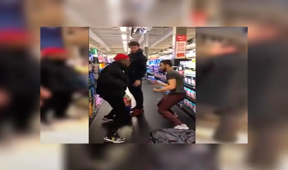 Facebook viral: pensaron que serían asaltados en supermercado, pero todo era parte de una broma [VIDEO]