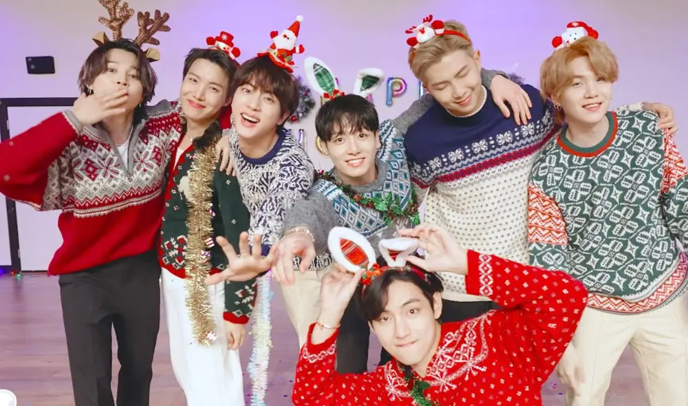 Los chicos de BTS realizaron actividades individuales esta Navidad, la primera que pasan sin Jin debido al servicio militar. Foto: Big Hit