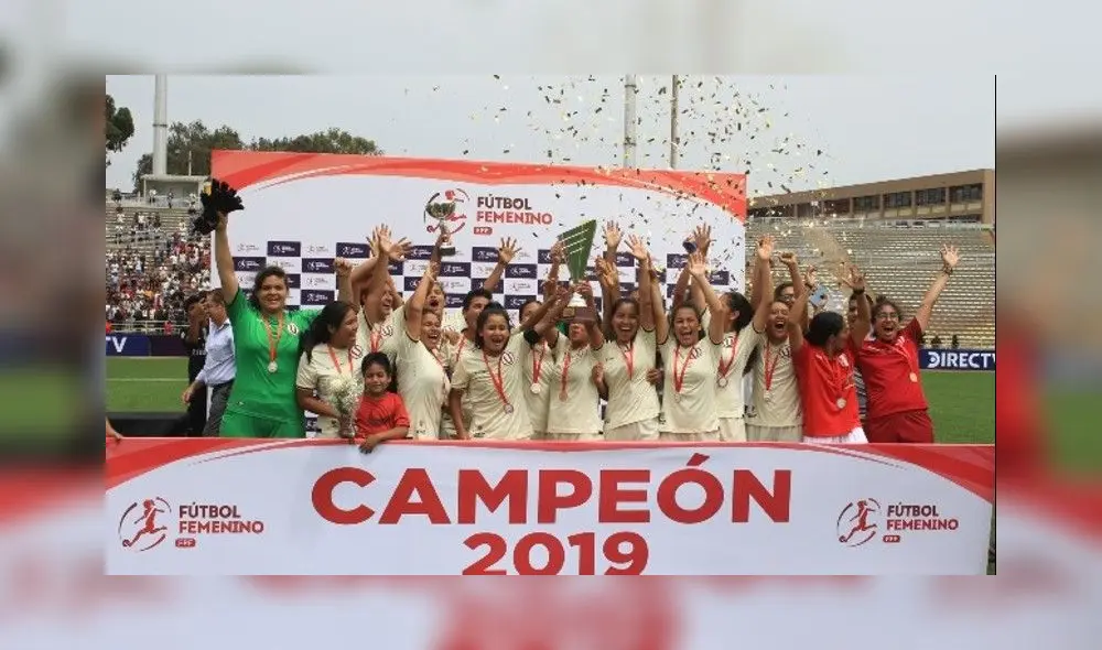 Universitario de Deportes se coronó campeón del Campeonato Peruano de Fútbol Femenino 2019. (Foto: Twitter FPF Femenino)