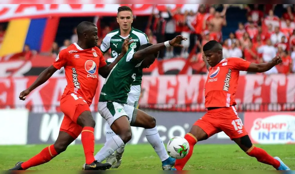 Deportivo Cali venció 2-1 al América y llegó a los seis puntos en el grupo B del cuadrangular final. Foto: As Colombia.