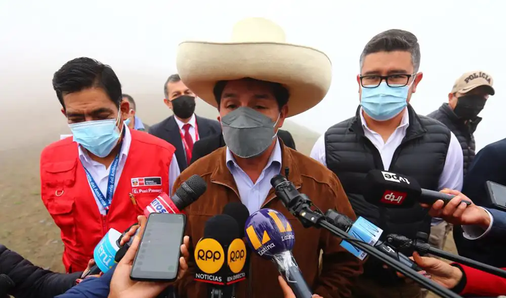 Pedro Castillo visitó el proyecto Ciudad Bicentenario en Ancón. Foto: Carlos Félix-GLR.