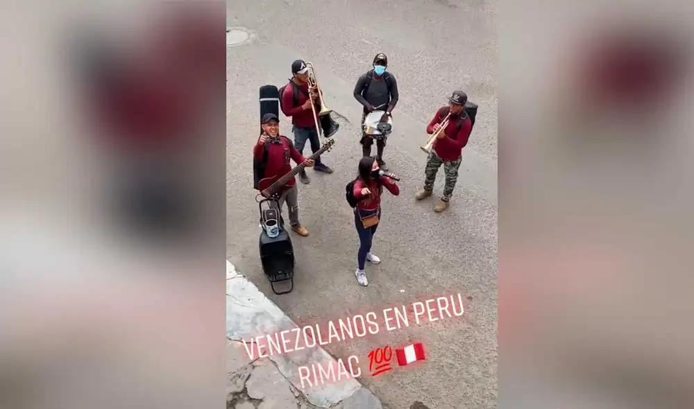 Desliza las imágenes para conocer un poco más sobre esta agrupación extranjera que demostró su talento en plena vía pública. Foto: captura de TikTok/@crismel095