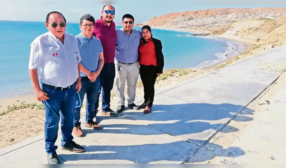 Comisión visitó playas. Comisión visitó playas.