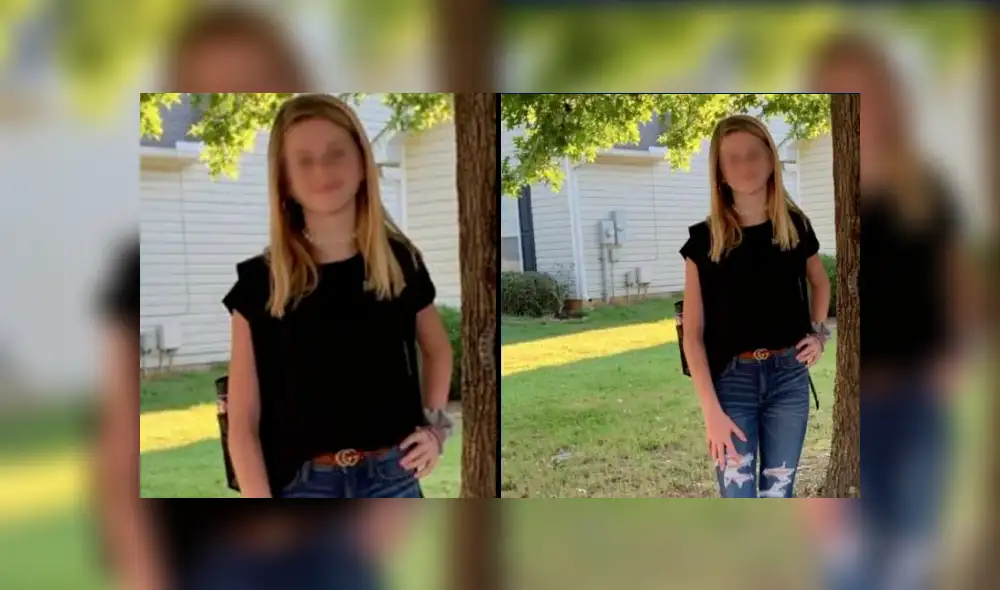 La señora le dijo inmediatamente a su hija que se alejara del lugar. Foto: captura La señora le dijo inmediatamente a su hija que se alejara del lugar. Foto: captura