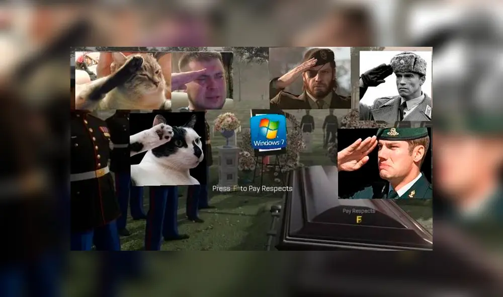 Windows 7 llegó a su fin y los usuarios le crearon divertidos memes.