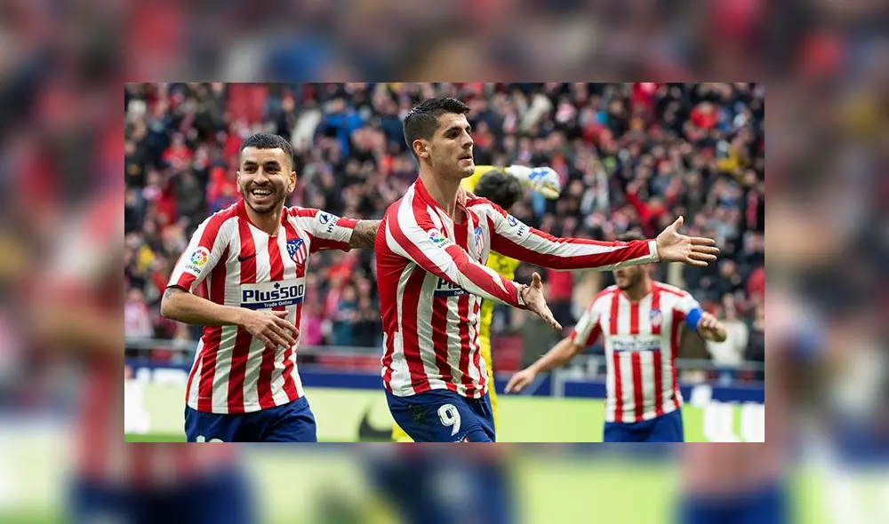 Atlético de Madrid en La Liga. Foto: AFP Atlético de Madrid en La Liga. Foto: AFP