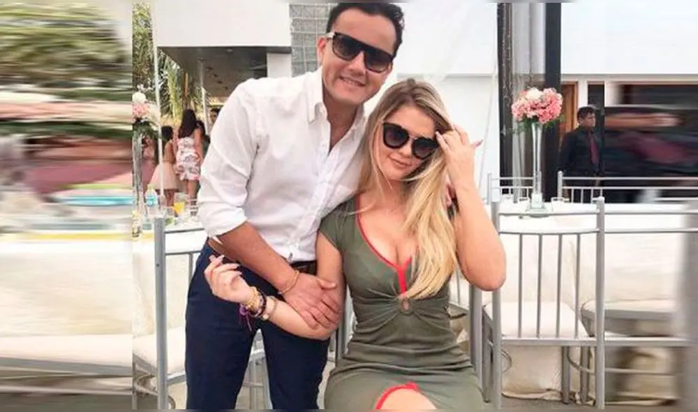 La empresaria le rogaba a Richard Acuña para que deje ser congresista.