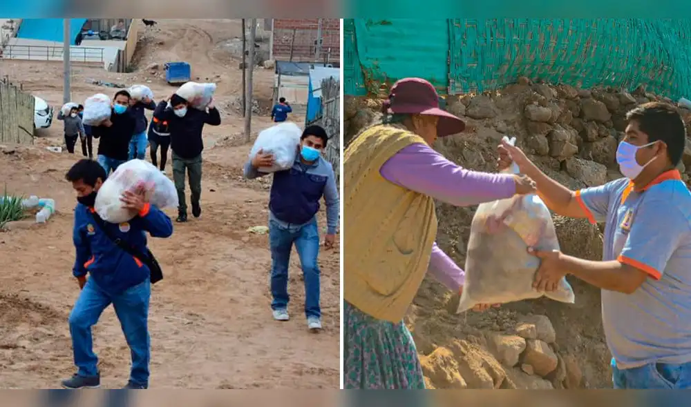 Con dinero recolectado compraron productos de primera necesidad.