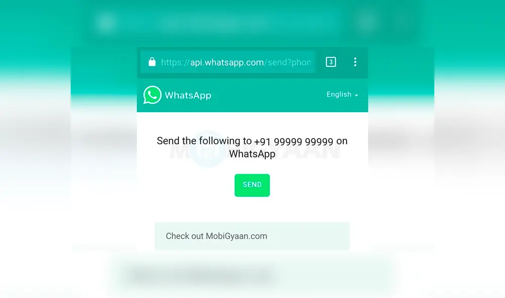 El problema con esta opción es que comparte tu número con cualquier persona con acceso al enlace.