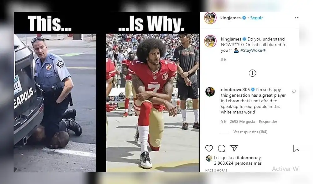 LeBron James y su indignación por el asesinato de George Floyd. LeBron James y su indignación por el asesinato de George Floyd.