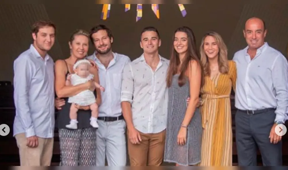 María Grazia Gamarra compartió video de lo que fue el bautizo de su hija Eva