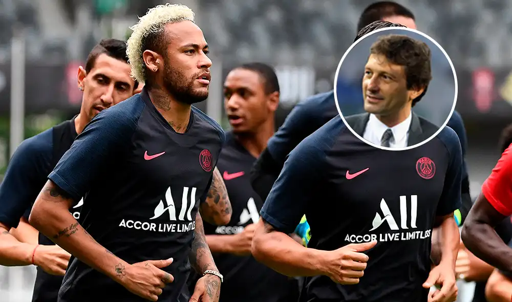 El futbolista brasileño evitó saludar al director deportivo del PSG cuando el equipo se preparaba en China para disputar la final de la Supercopa de Francia.