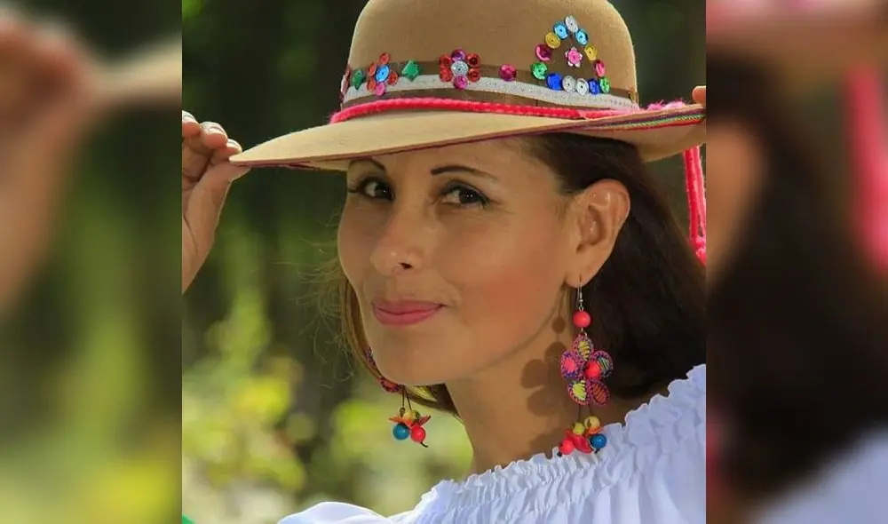 Nancy Manchego, cantante peruana.