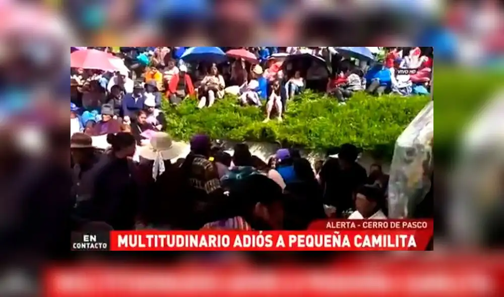 Cerro de Pasco: multitudinario adiós a niña de cuatro años que fue asesinada en Independencia Cerro de Pasco: multitudinario adiós a niña de cuatro años que fue asesinada en Independencia