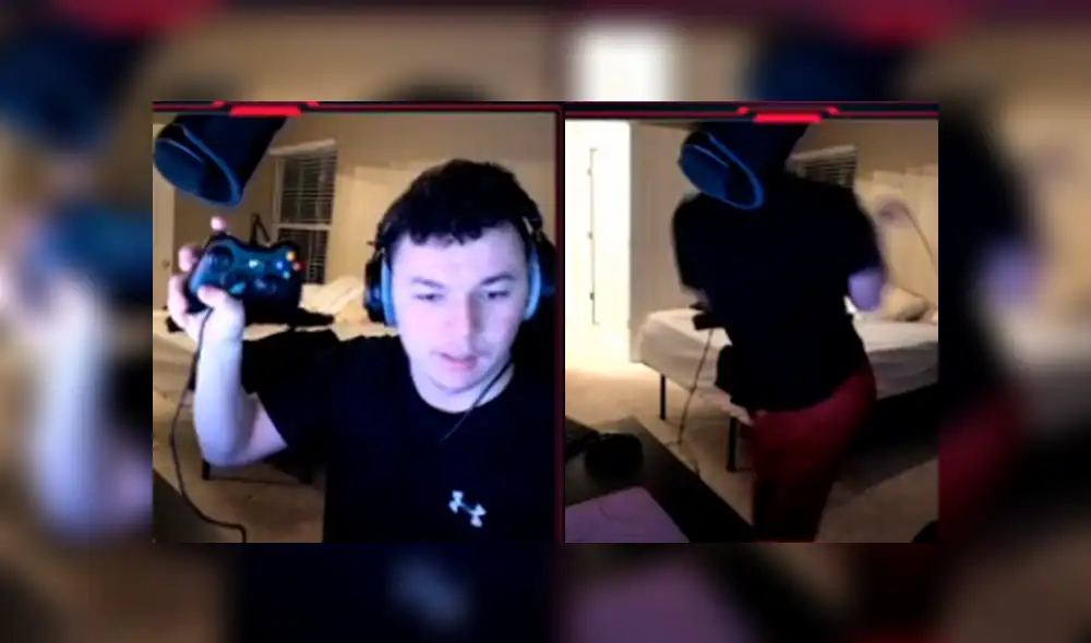 El video que muestra la actitud del 'gamer' fue compartido en varios grupos de Fortnite en redes sociales.