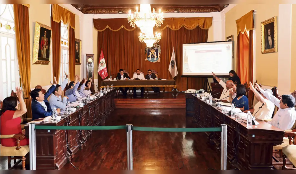 Pleno del concejo aprobó PIA de ayuntamiento de Trujillo. Oficialismo y oposición lo cuestionaron en última sesión extraordinaria del 2019. Pleno del concejo aprobó PIA de ayuntamiento de Trujillo. Oficialismo y oposición lo cuestionaron en última sesión extraordinaria del 2019.