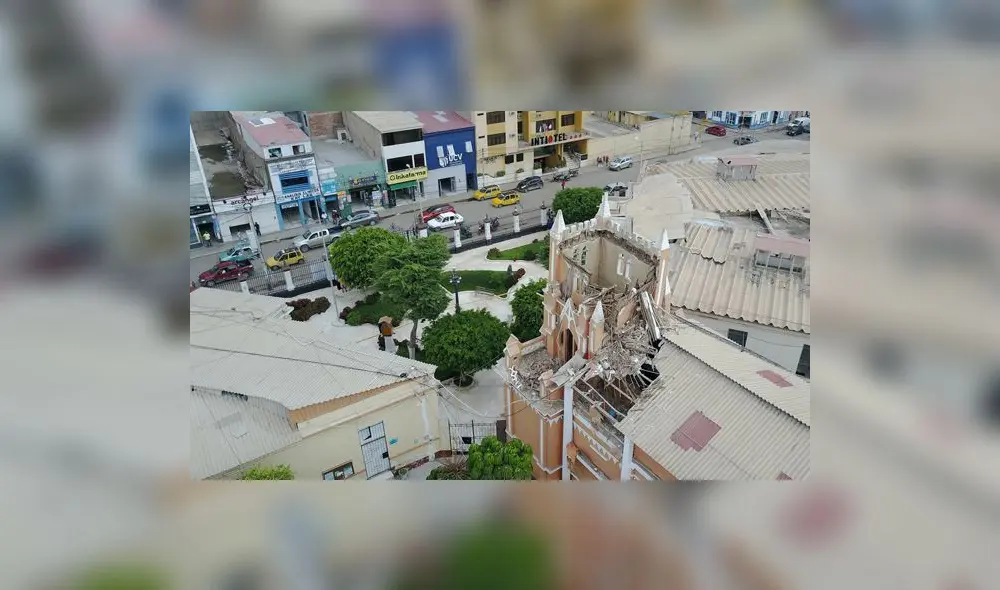Colapsó capilla del Hospital Las Mercedes de Chiclayo | VIDEO 