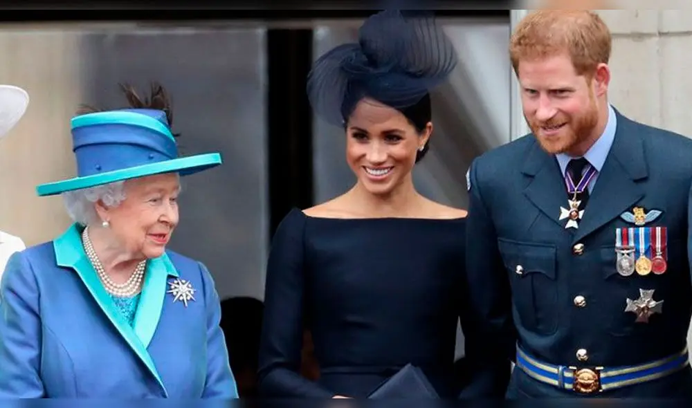 Príncipe Harry y Meghan Markle acompañan a la reina Isabel ll a una iglesia Príncipe Harry y Meghan Markle acompañan a la reina Isabel ll a una iglesia