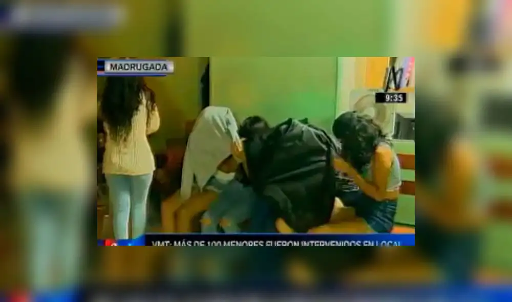 VMT: intervienen a más de 100 menores en fiesta con bebidas alcohólicas [VIDEO]
