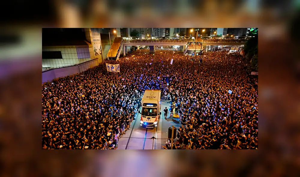 Cerca de dos millones protestaron en Hong Kong contra ley de extradición a China